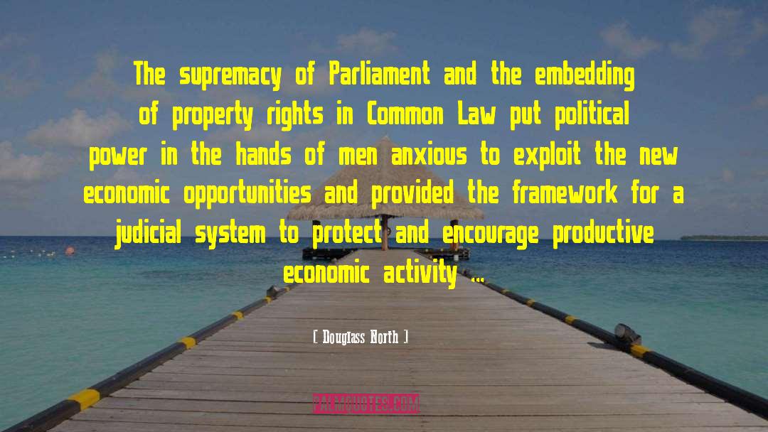 Economic Espionage quotes by Douglass North