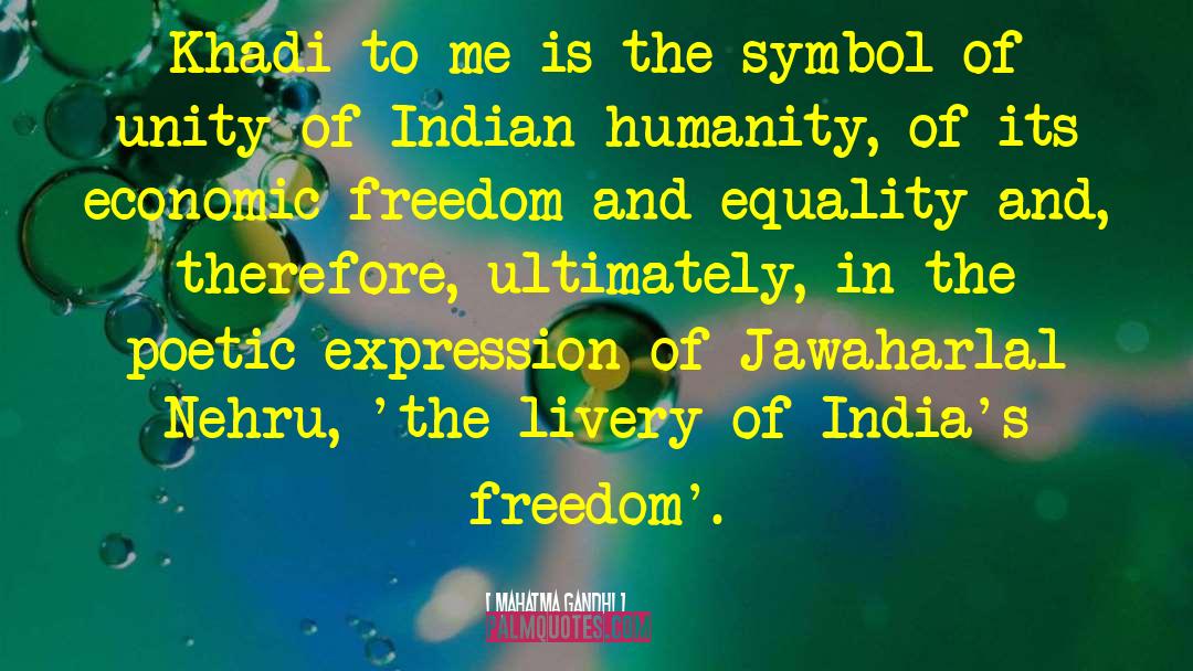 Economic Freedom quotes by Mahatma Gandhi