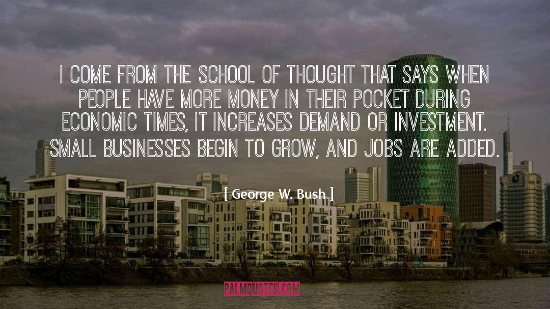 Economic Illiteracy quotes by George W. Bush