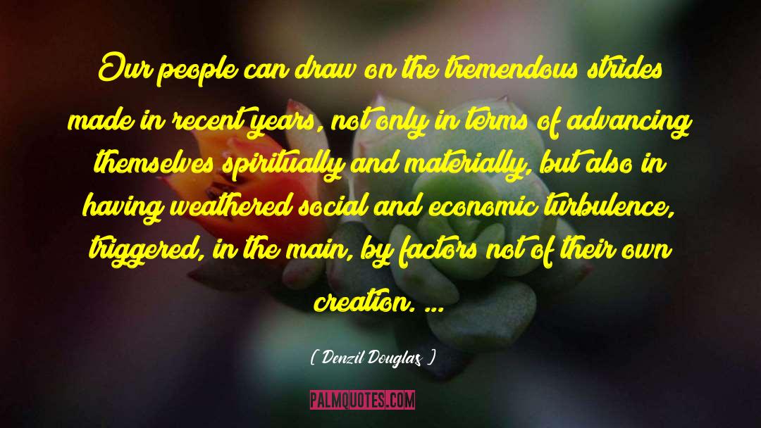 Economic Input quotes by Denzil Douglas