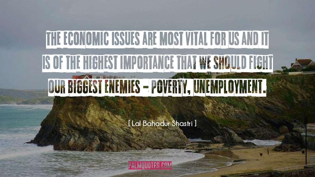 Economic Issues quotes by Lal Bahadur Shastri