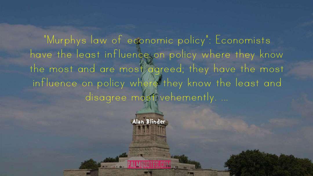 Economic Policy quotes by Alan Blinder