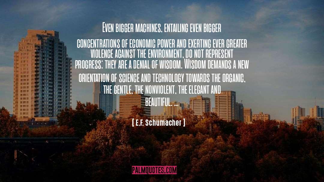 Economic Power quotes by E.F. Schumacher