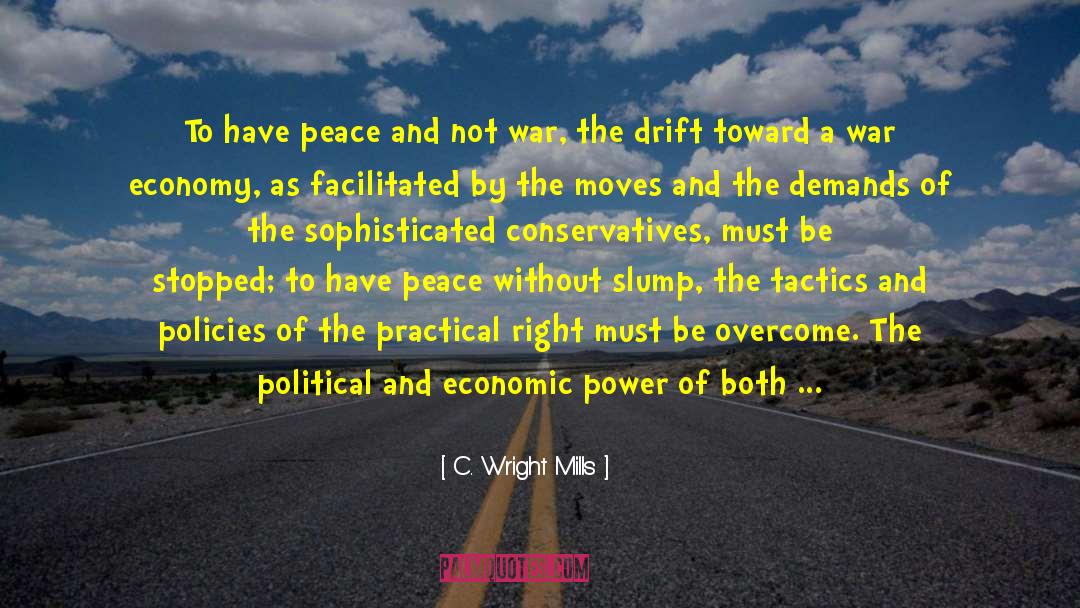 Economic Power quotes by C. Wright Mills