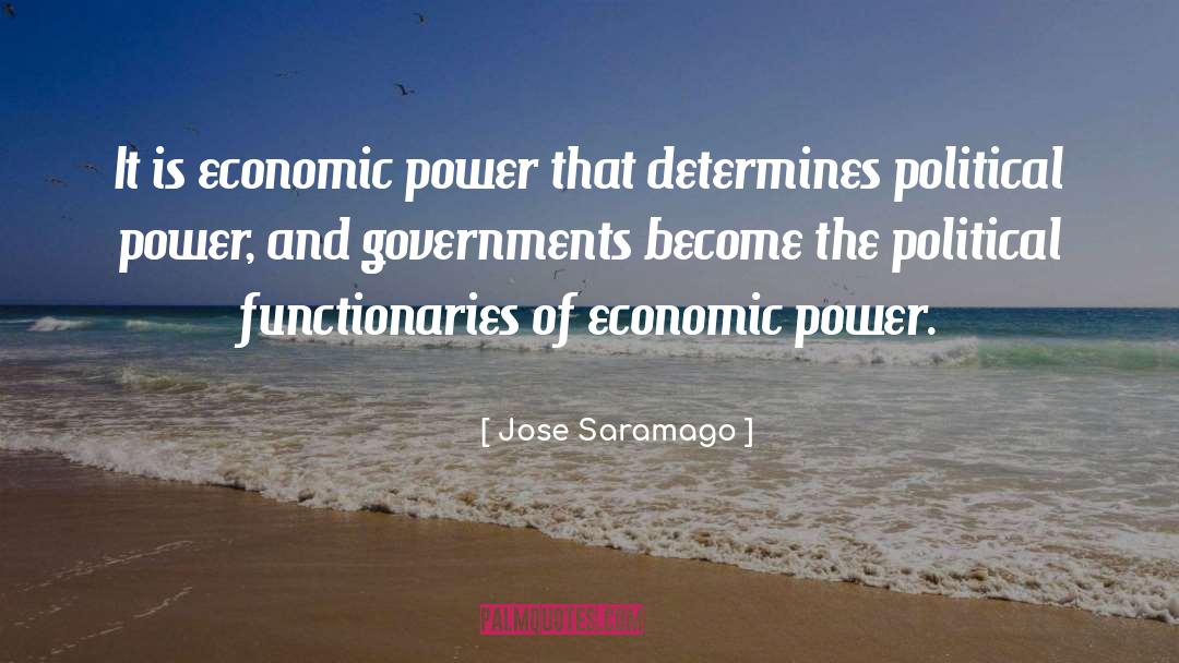 Economic Power quotes by Jose Saramago