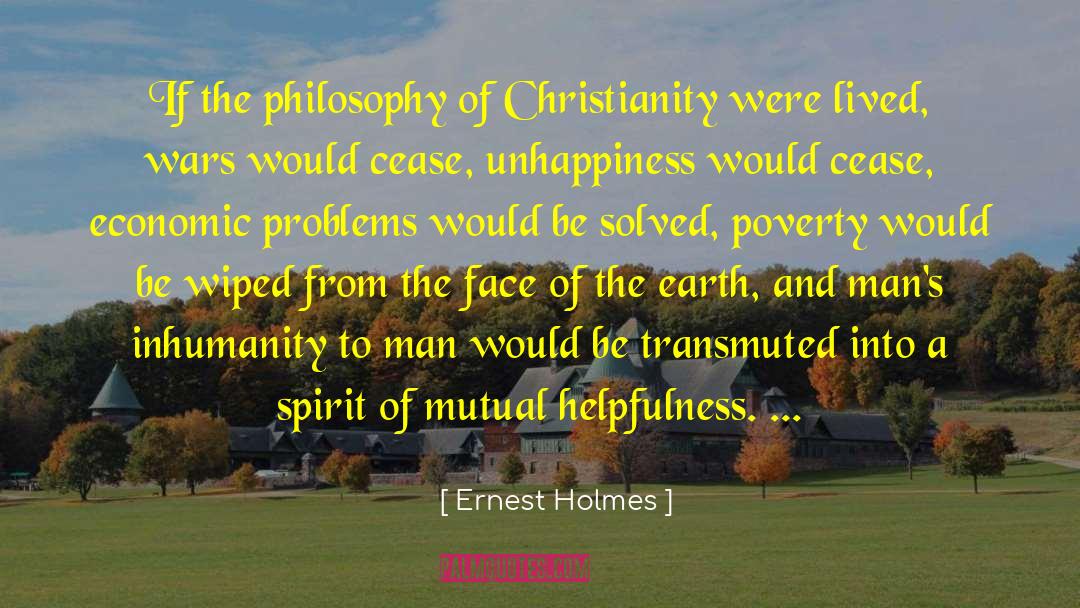 Economic Problems quotes by Ernest Holmes