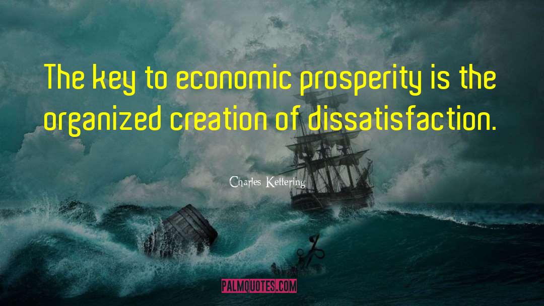 Economic Prosperity quotes by Charles Kettering