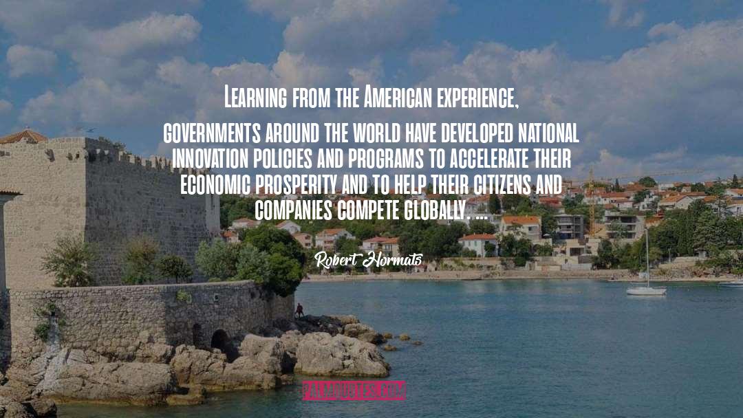 Economic Prosperity quotes by Robert Hormats