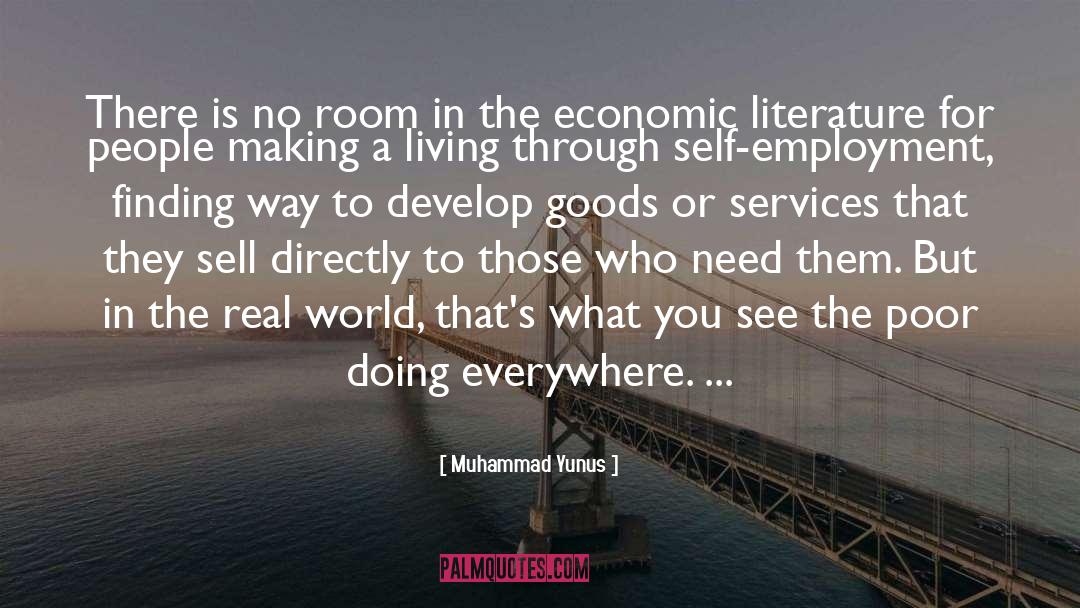 Economic quotes by Muhammad Yunus
