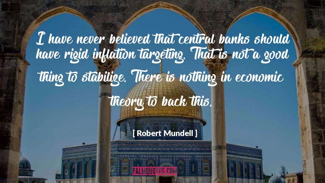 Economic Recession quotes by Robert Mundell