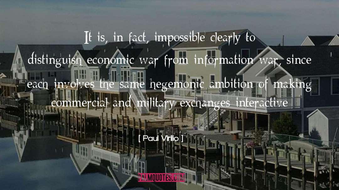 Economic Recovery quotes by Paul Virilio