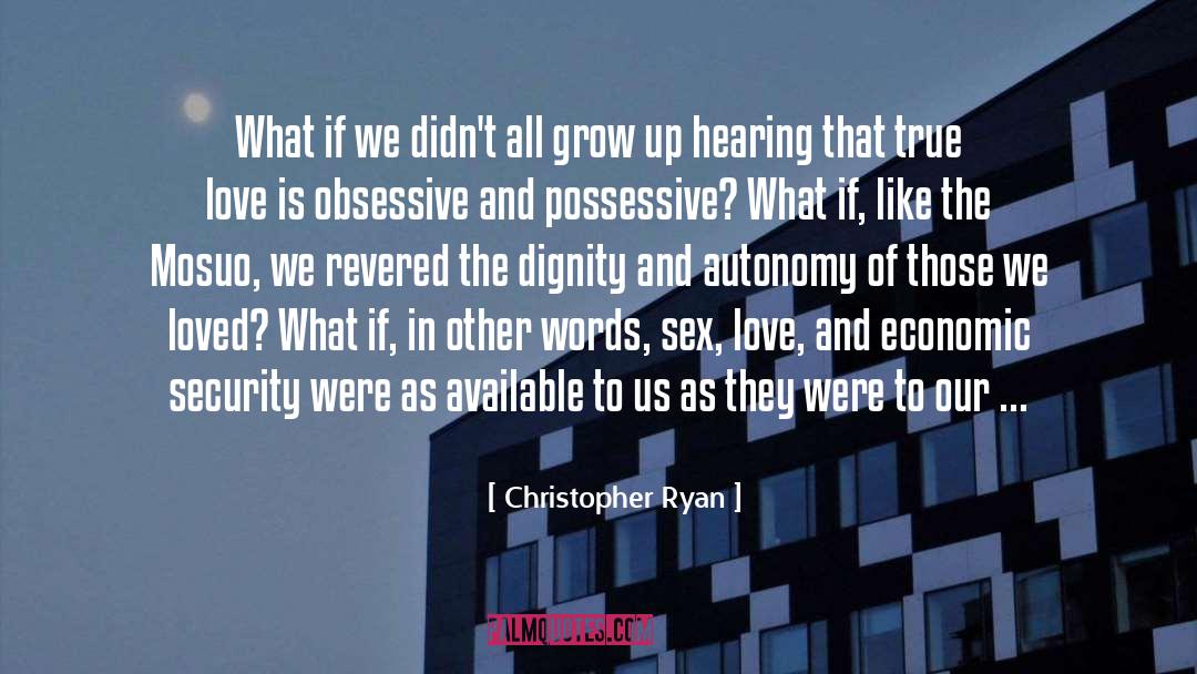 Economic Security quotes by Christopher Ryan