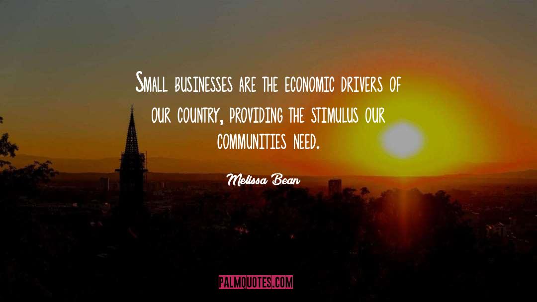 Economic Stimulus quotes by Melissa Bean