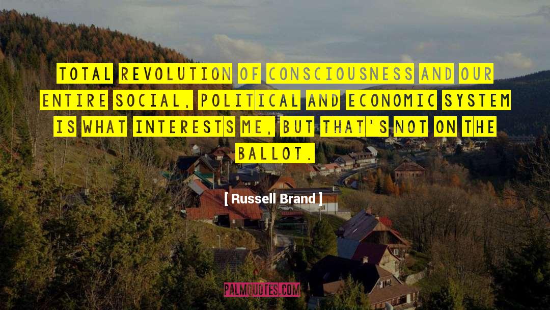 Economic Systems quotes by Russell Brand