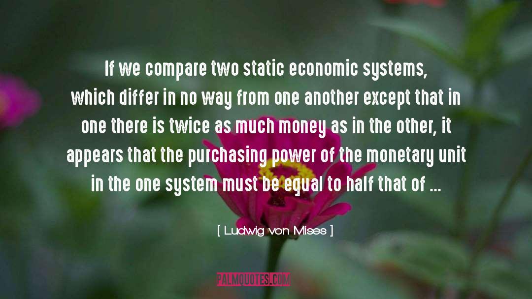 Economic Systems quotes by Ludwig Von Mises