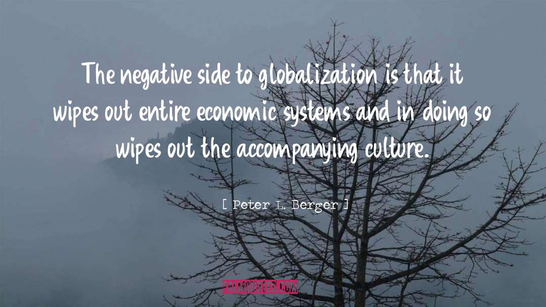 Economic Systems quotes by Peter L. Berger