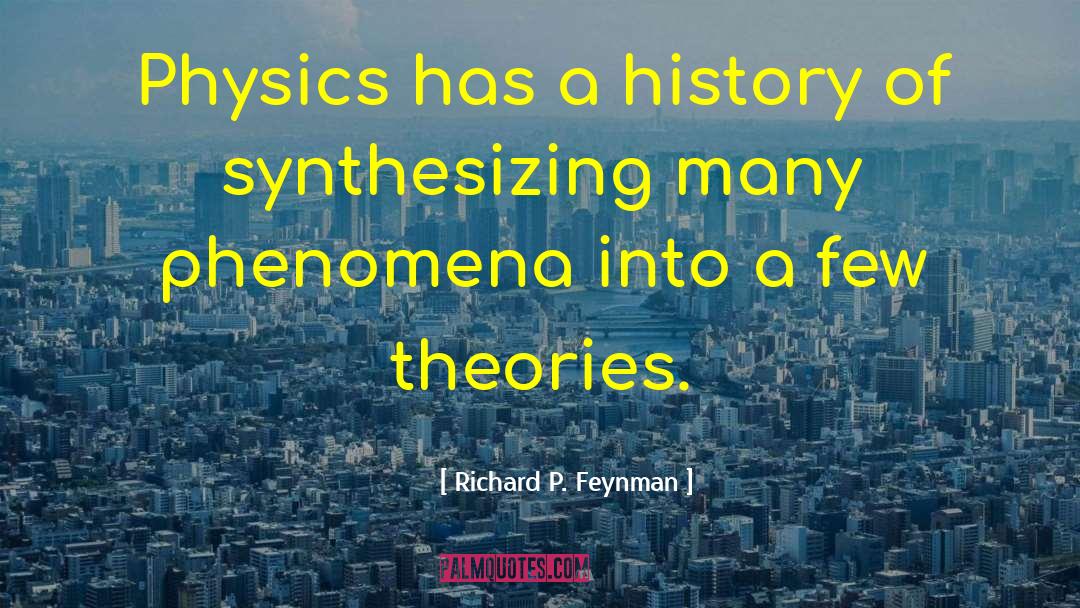 Economic Theories quotes by Richard P. Feynman