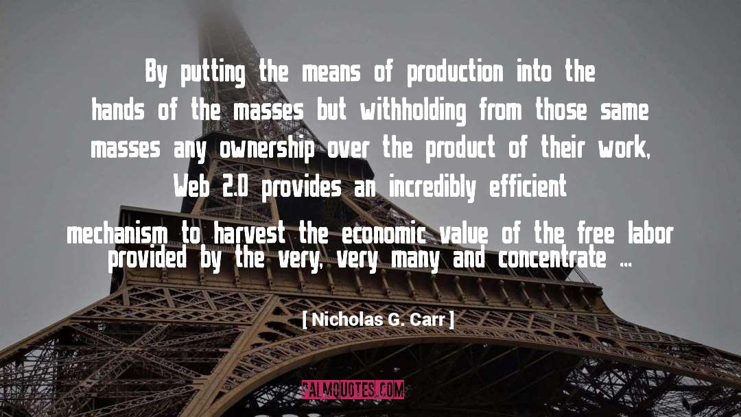 Economic Value quotes by Nicholas G. Carr