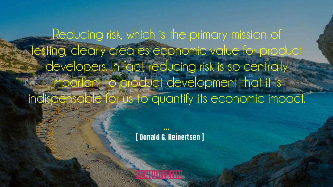 Economic Value quotes by Donald G. Reinertsen