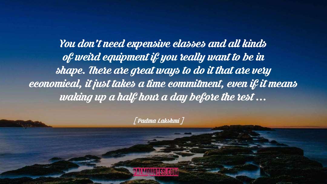 Economical quotes by Padma Lakshmi