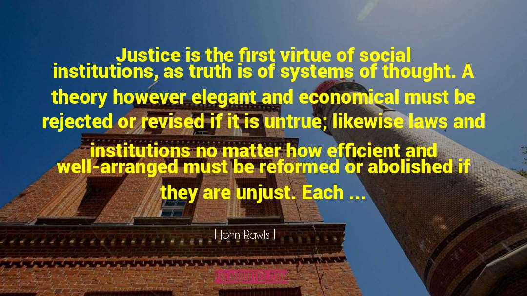 Economical quotes by John Rawls