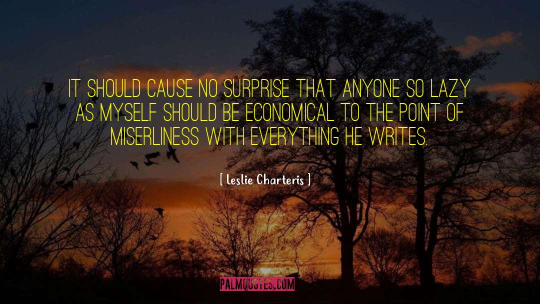 Economical quotes by Leslie Charteris
