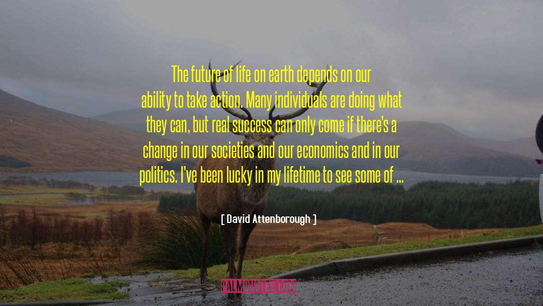 Economics Economicus quotes by David Attenborough