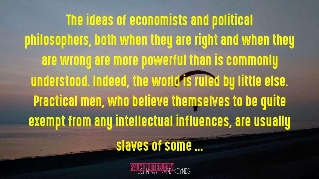 Economics Economicus quotes by John Maynard Keynes