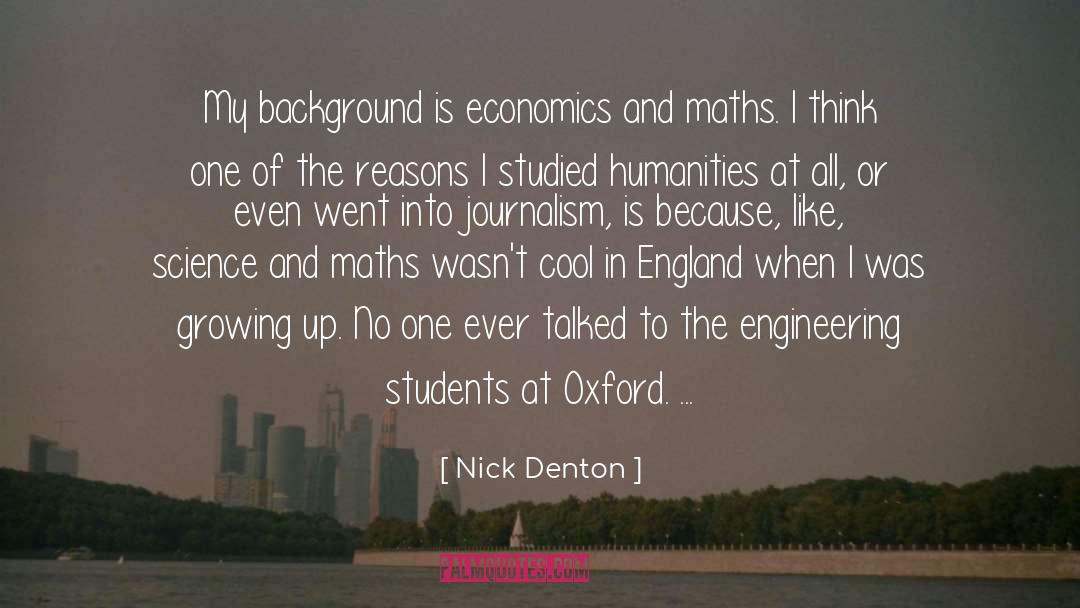 Economics quotes by Nick Denton