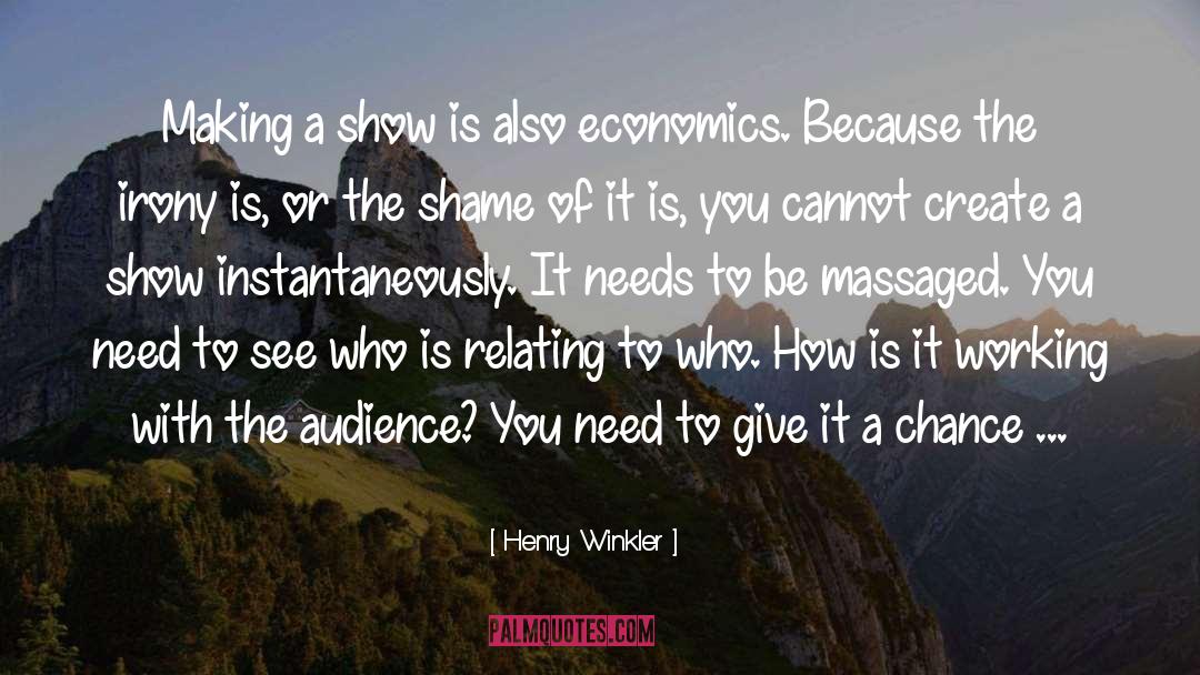 Economics quotes by Henry Winkler