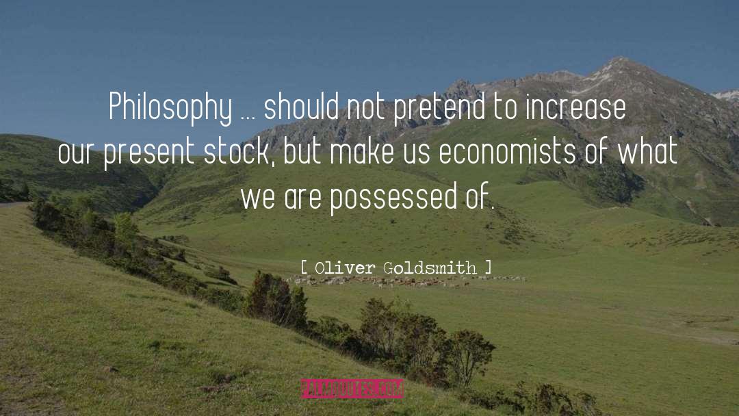 Economist quotes by Oliver Goldsmith