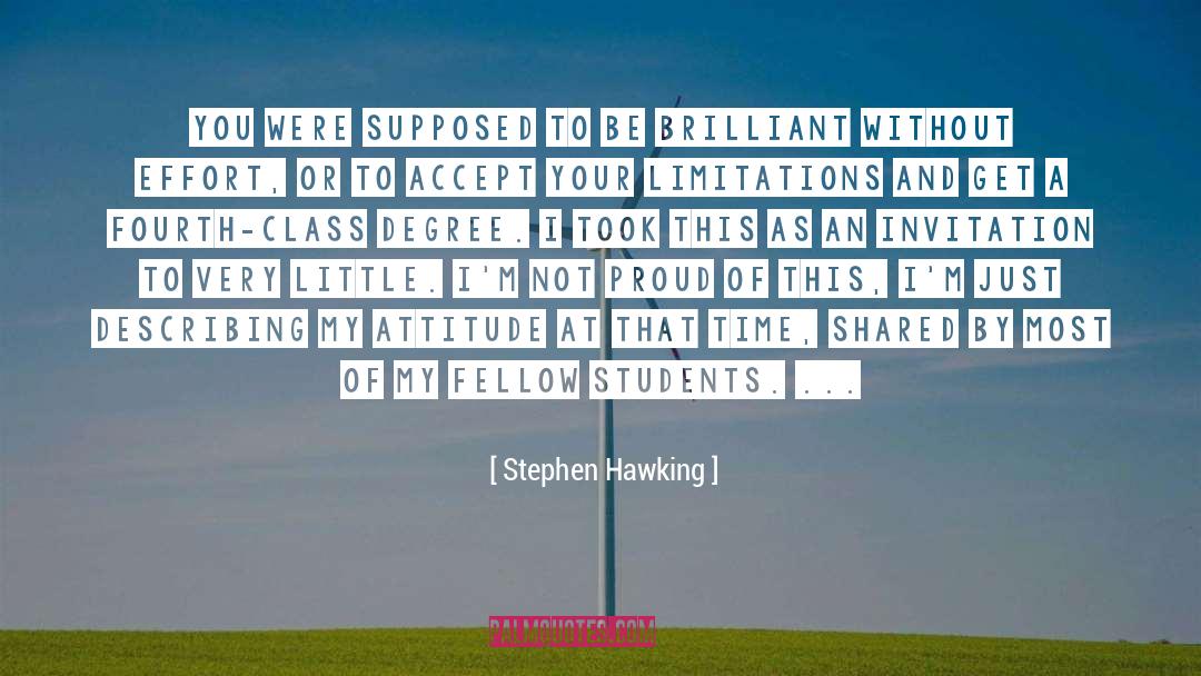 Economy Class quotes by Stephen Hawking