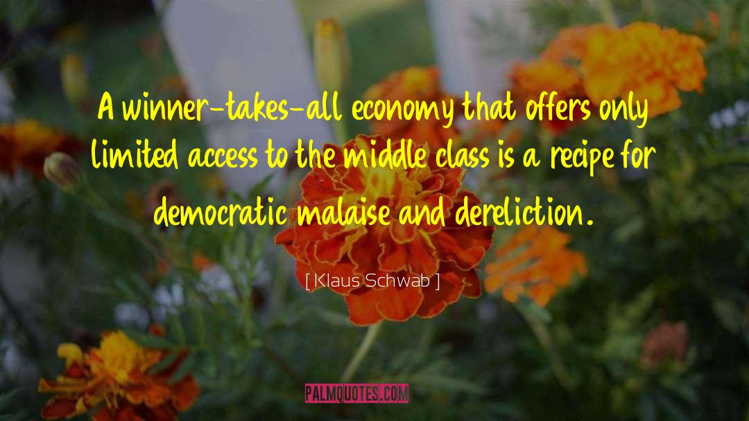 Economy Class quotes by Klaus Schwab