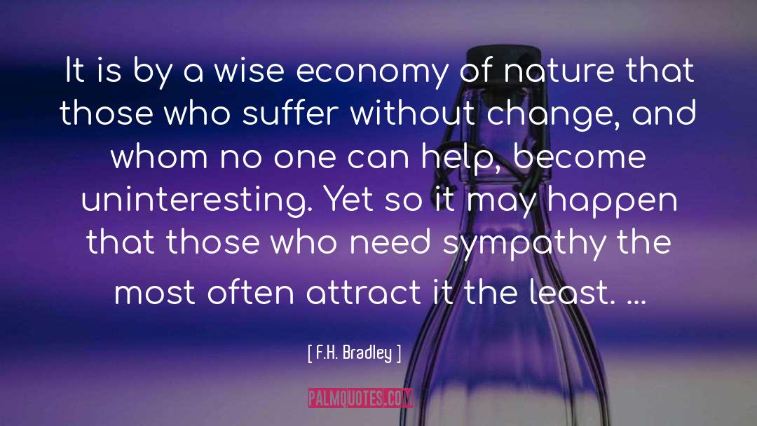 Economy Of Nature quotes by F.H. Bradley