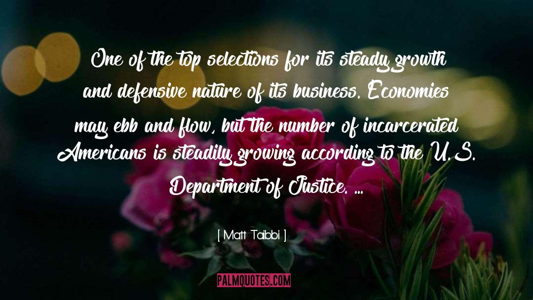 Economy Of Nature quotes by Matt Taibbi