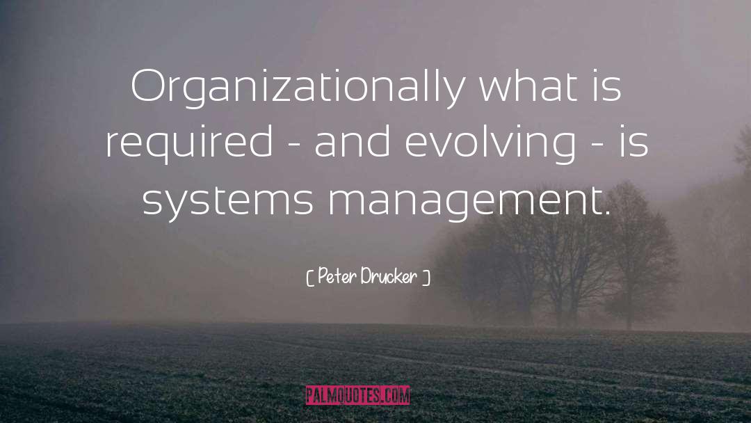 Ecosystem Management quotes by Peter Drucker