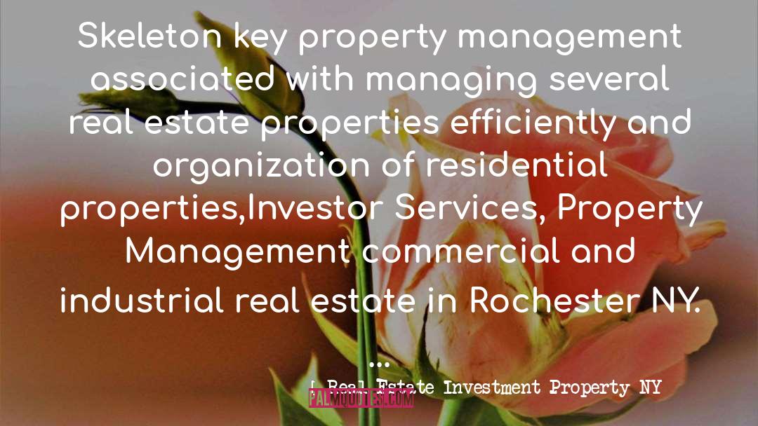Ecosystem Management quotes by Real Estate Investment Property NY
