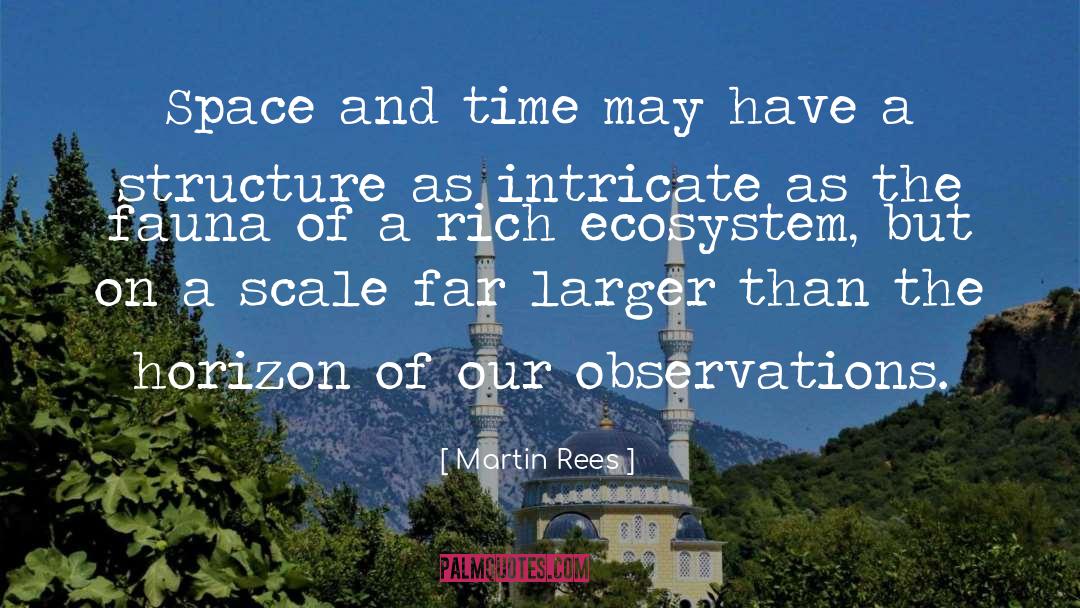 Ecosystem quotes by Martin Rees
