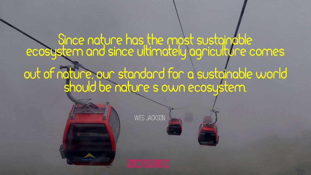 Ecosystem quotes by Wes Jackson