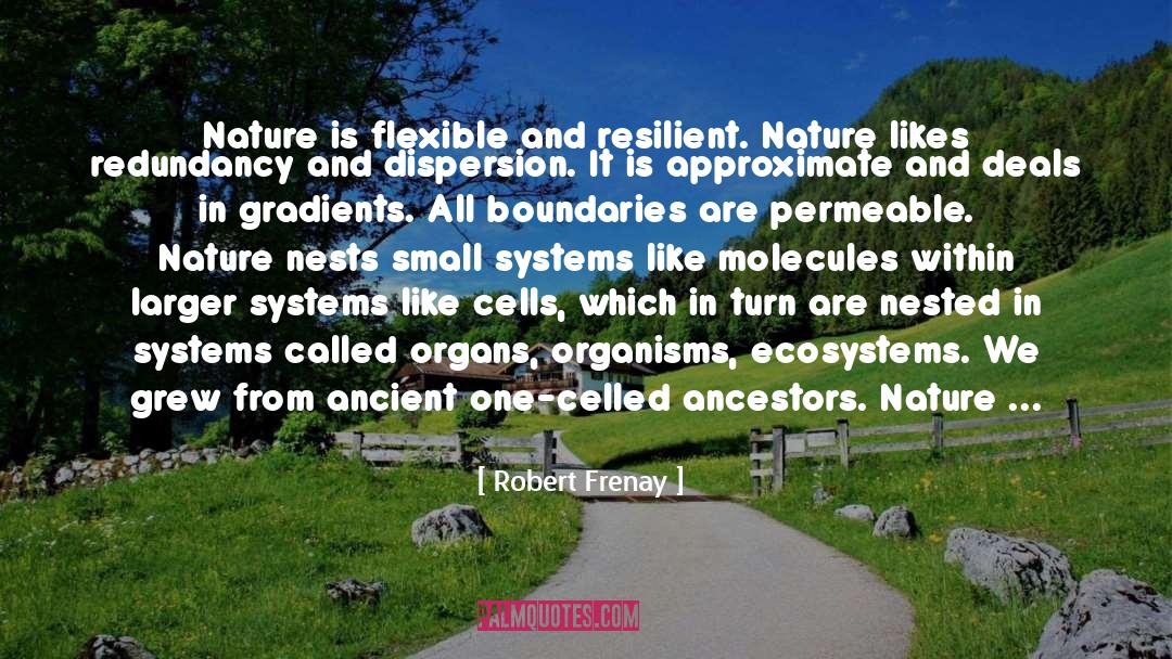 Ecosystems quotes by Robert Frenay