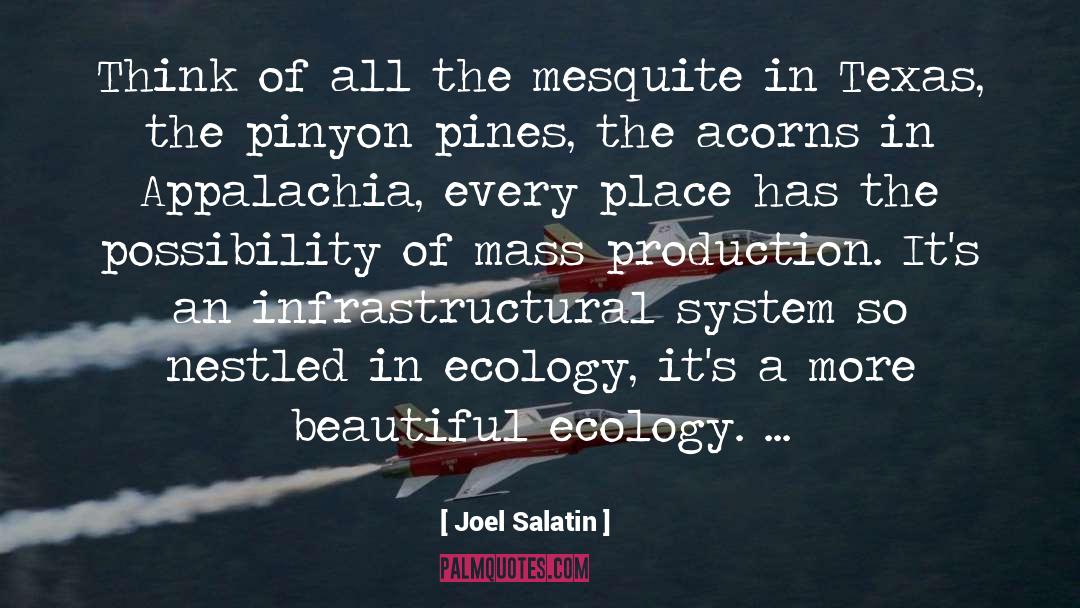 Ecotones Ecology quotes by Joel Salatin