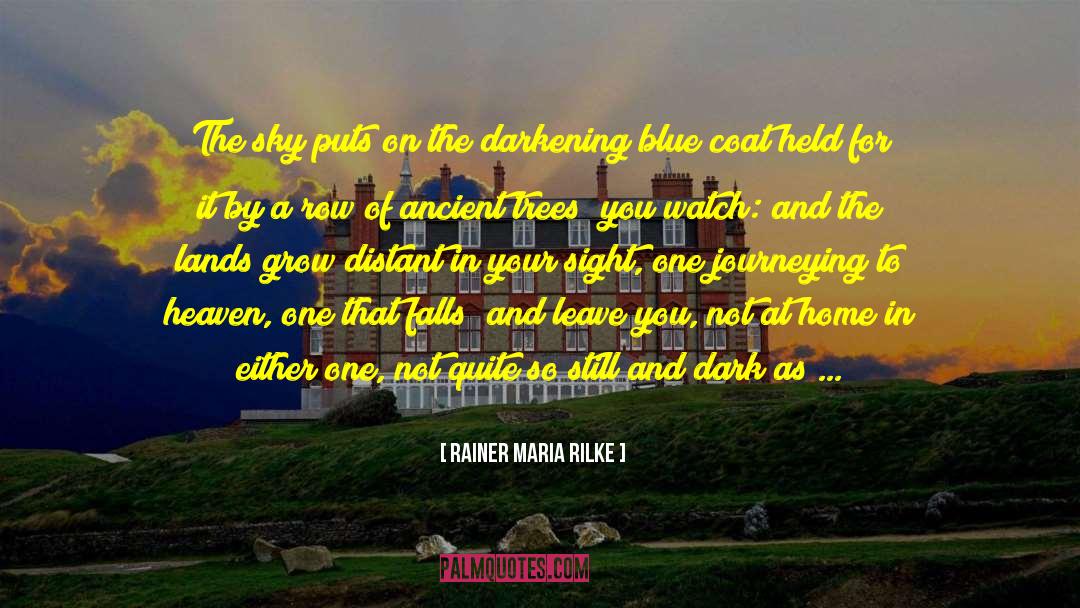 Ecstatic Journeying quotes by Rainer Maria Rilke