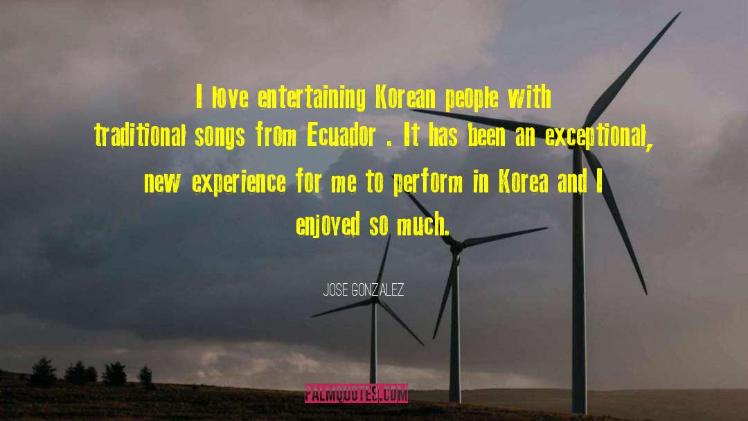 Ecuador quotes by Jose Gonzalez