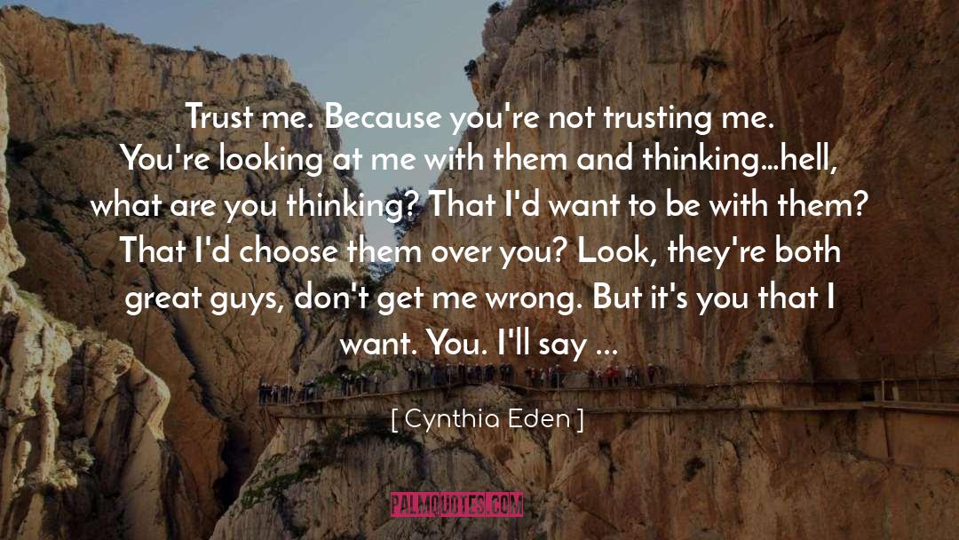 Eden quotes by Cynthia Eden