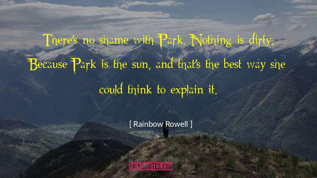 Edensor Park quotes by Rainbow Rowell
