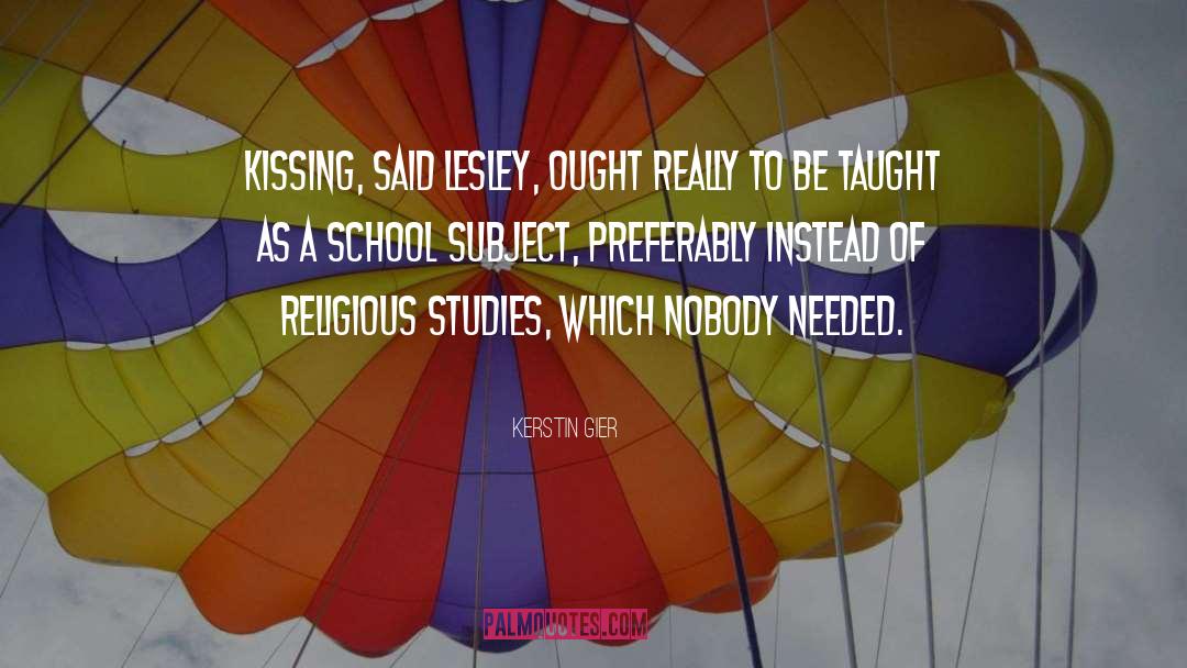 Edexcel Religious Studies quotes by Kerstin Gier