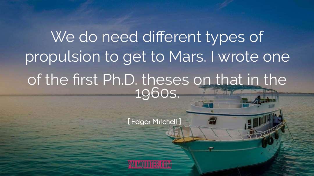 Edgar quotes by Edgar Mitchell