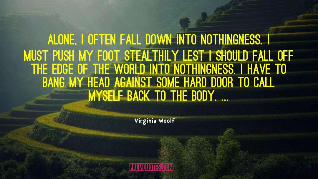 Edge Of The World quotes by Virginia Woolf