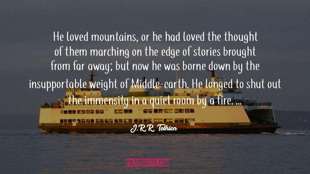Edge quotes by J.R.R. Tolkien