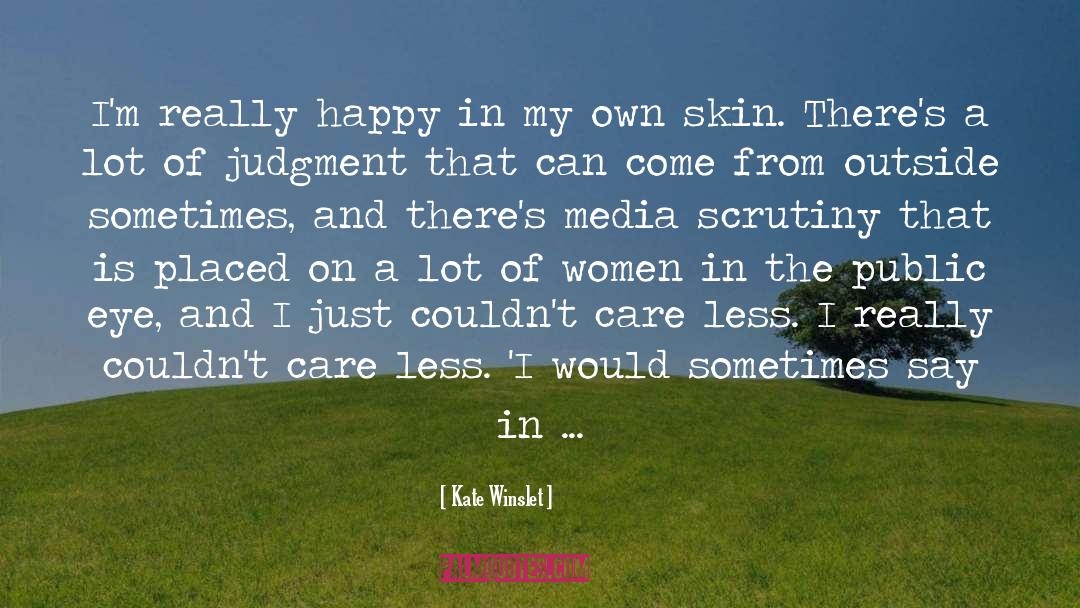 Edible Skin Care quotes by Kate Winslet